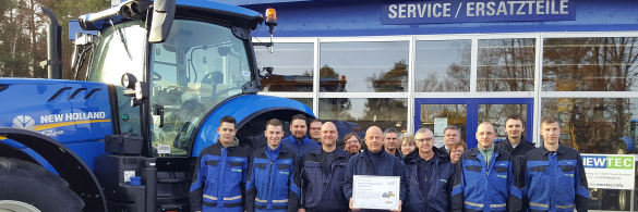 Newtec Zertifizierung New Holland